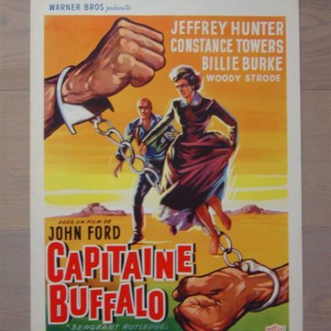 'Capitaine Buffalo' (Sergeant Rutledge-John Ford) Belgian affichette